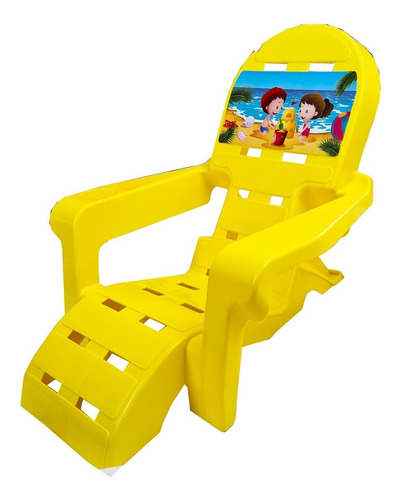 Imagem 2 de 3 de Cadeira Praia Infantil Braskit Brinquedo Praia Criança