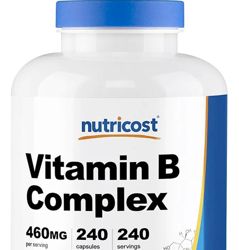 Nutricost Complejo Vitamina B De Alta Potencia 415 Mg, 240 C