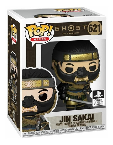 Boneco Funko Pop Games Ghost Of Tsushima Jin Sakai 621