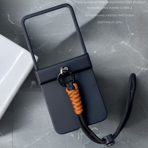 C Para Samsung Zflip6/5/4/3 Funda De Teléfono Colgante +cuerda