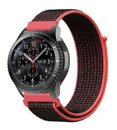 Pulseira Universal Ballistic Para Relógio 22mm - Gshield Cor Rosa Coral Largura 22 mm