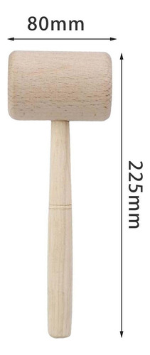 Xyl Mazo De Madera Martillo Martillo De Mano Accesorio
