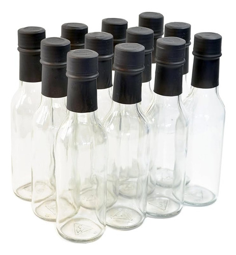 Botellas Vidrio Transparente Woozy 5 Oz 12 Unidades Transpar