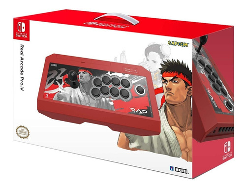 Joystick Arcade Nintendo Switch Rap V Street Fighter Ryu Ade