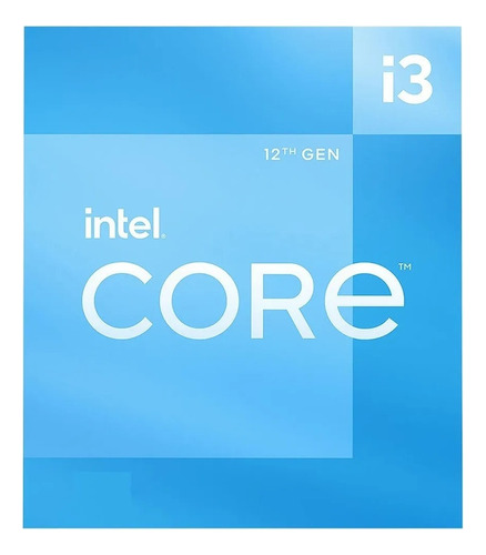 Microprocesador Intel Core I3 12100 12mb 3.3ghz 1700 12gen
