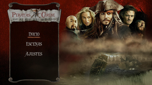 Piratas Del Caribe 1-2-3-4-5 / 4k Uhd 5xbd25 Latino