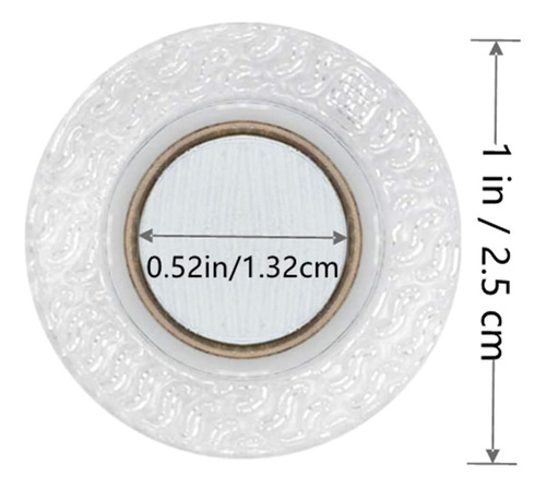 30 Pares De Broches Magnéticos Redondos Ocultos Coser,...