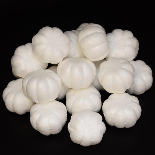 20 Piezas De Calabaza De Halloween Espuma De Poliestireno