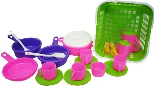 Set Juego Cocina Con Ollas + Sartenes Duravit - Yoki Toys