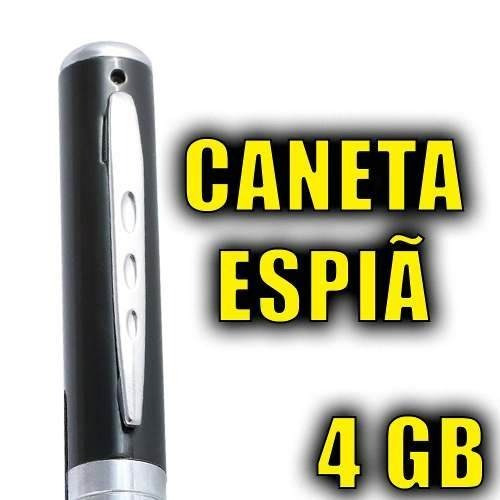 Camera Pequena Espia Caneta De Gravacao Com Audio Mini 4gb