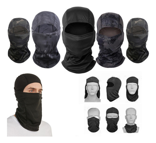 Balaclava 5 Pack - Pasamontañas Militar Táctico Bandana