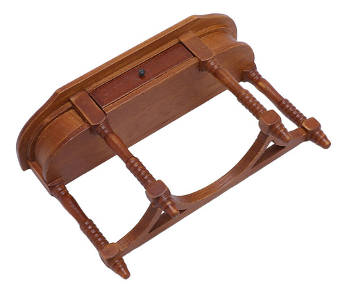 Mesa Semicircular En Miniatura Para Casas De Muñecas A Escal