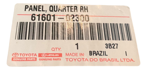 Guardabarro Tras Der Toyota Corolla 2014-2019 (ver Descrip) (Usado)