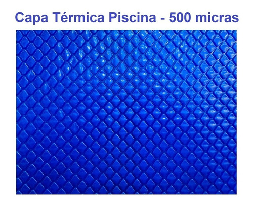 Capa De Piscina - 12,50 X 6,50 - 500 Micras - Azul