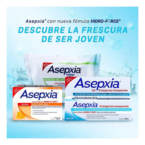 Jabón Asepxia Neutro, 100 G
