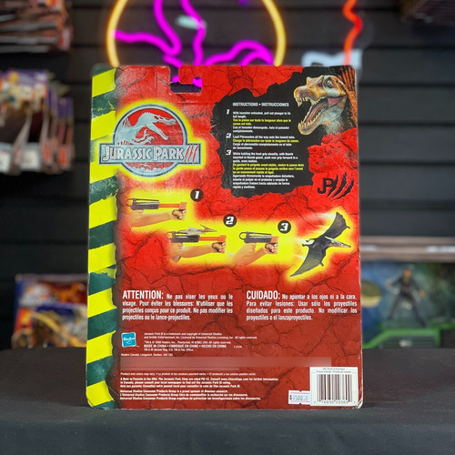 Jurassic Park 3 Pteranodon Launcher Hasbro 2001 (Usado)