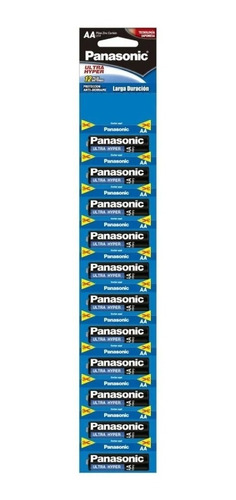 Pilas Panasonic Aa Zinc Carbón Pack 12 Unidades 1.5 V
