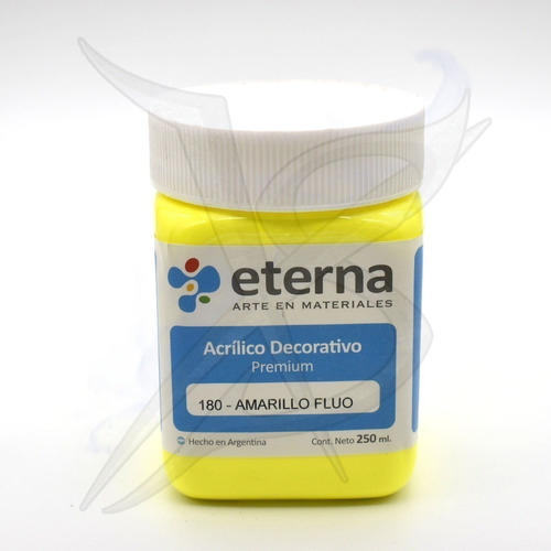 Acrilico - Eterna 250 Cc Amarillo Fluo - Xion Store