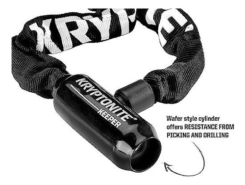 Lock De La Cadena De Bicicletas 585 Kryptonite Keeper, De De