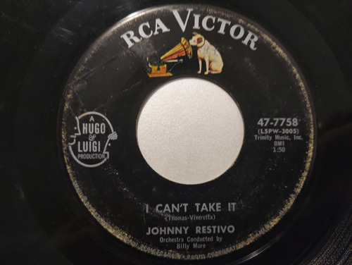Vinilo Single De Johnny Restivo -  I Can't  Take It ( E46