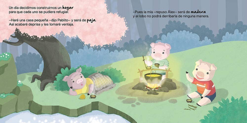 Los Tres Cerditos: Texto Rimado, De Bernat Cussó. Serie Cuentos Clásicos: Libro Infantil Para Niños De 2-5 Años Editorial El Pirata, Tapa Dura, Edición Primera En Español, 2020