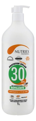 Protetor Solar Nutriex Profissional Fps 30 Ação Repelente 1l