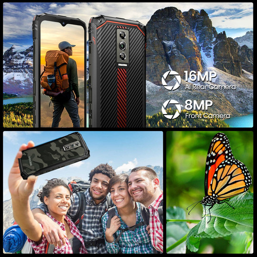Smartphone Doogee Blade 10 Teléfono Resistente 9gb Ram 128gb Rom 5150mah Dual Sim Impermeable Celular Face Id/gps/otg/android 14