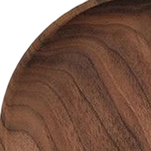 Nuevo Platos Redondos De Madera Maciza Fuente De Bambú For