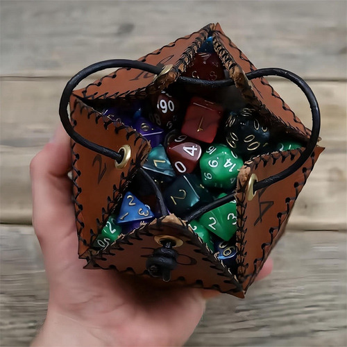 Funda Poliédrica Para Dados Para Juegos De Rol, Juegos, Bols