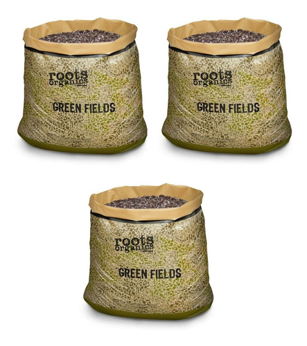 Set De 3 Bolsas De Tierra 10 Galones Green Fields Para