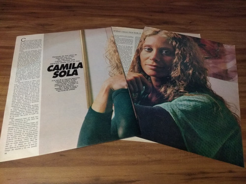 (v088) Camila Perisse * Clippings Revista 3 Pgs * 1983 (Usado)