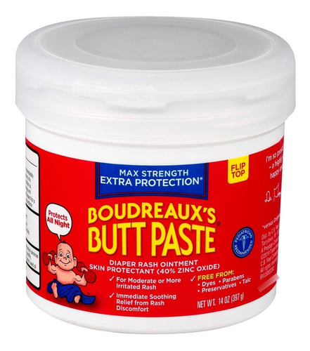 Boudreaux's Butt Paste Ungüento Para Pañales De Maxima Re