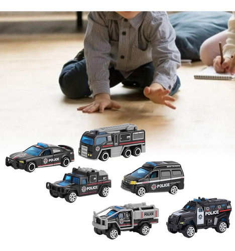 Vbestlife Juguete Modelo De Coche 1:64, 6 Juegos De Coches D