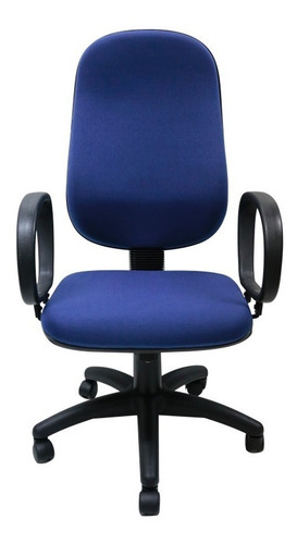 Poltrona Presidente Atom Tecido (j.serrano) Cor Azul