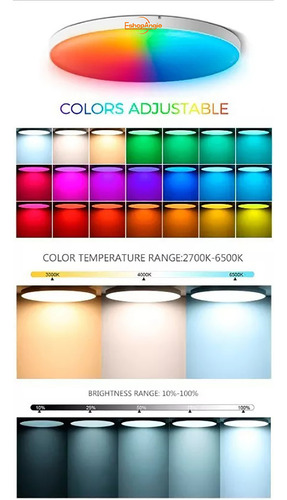 Lámpara Plafón Led 24w