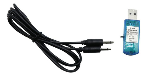 3 De Plástico Portátil De 4 Ejes Usb Rc Avión 8-en-1