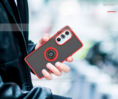 Funda Para Poco X4gt Uso Rudo Anticaidas Con Anillo Rojo X4 Gt