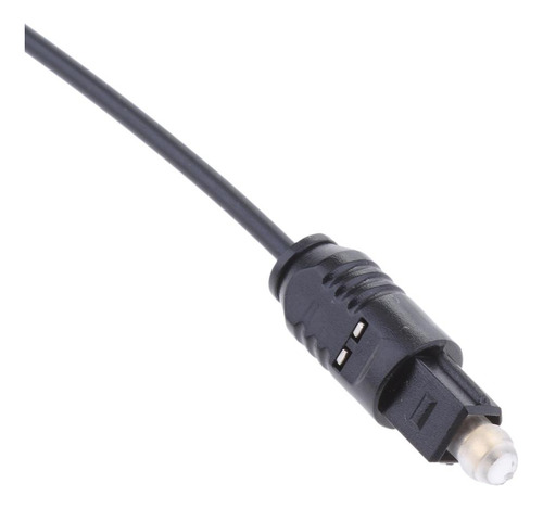 Conversor De Sonido Analógico (l / R) + Cable De Fibra