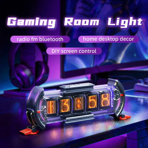 Relógio Digital De Configuração De Sala De Jogos Divoom Time