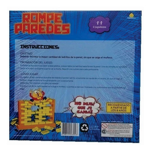 Juego De Mesa Rompeparedes El Muro Rompe Paredes Break Out