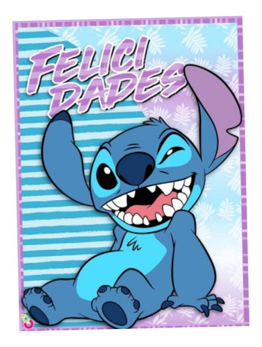 Afiche Stitch Cumpleaños Infantil Cartel