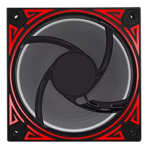 Fan Enfriador Rgb 12 X 12 Cm, 2,5 Cm Silencioso Led 40000 Hr