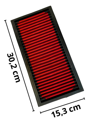 Filtro De Ar Esportivo Fiat Toro Motor 1.3 Turbo 2021 A 2025