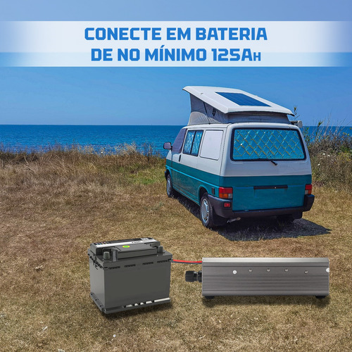 Inversor Tensão Veicular 3000w 24v Para 110v Modificada