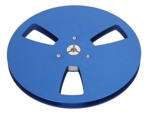 Bobina Vacía De Aleación De Aluminio Azul De 1/4 Y 7 Pulgada