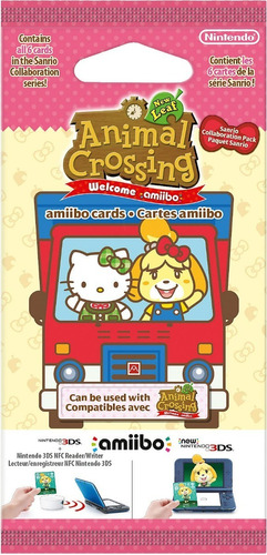 Animal Crossing Amiibo Cards Sanrio Set Completo