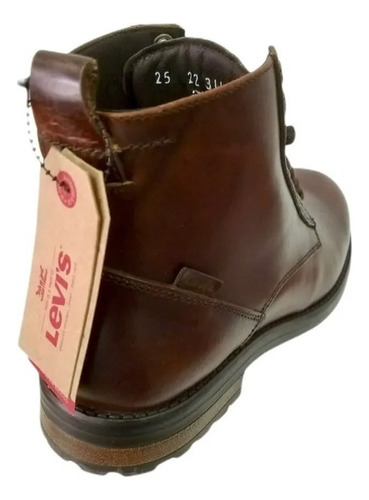 Bota De Piel Levis Casual Para Caballero De Agujetas L221311