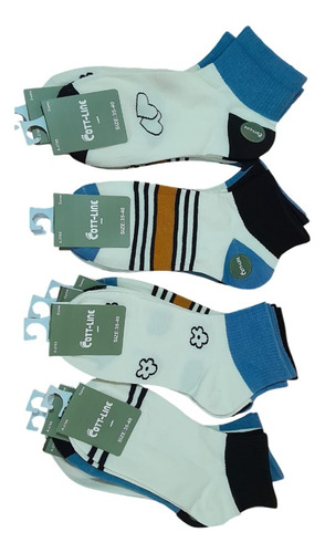 Calcetines Para Dama 12 Pares
