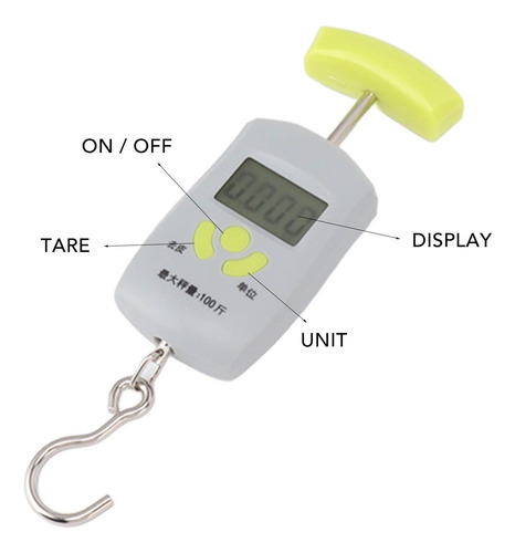 Báscula De Equipaje De 50kg/110lb, Báscula Electrónica