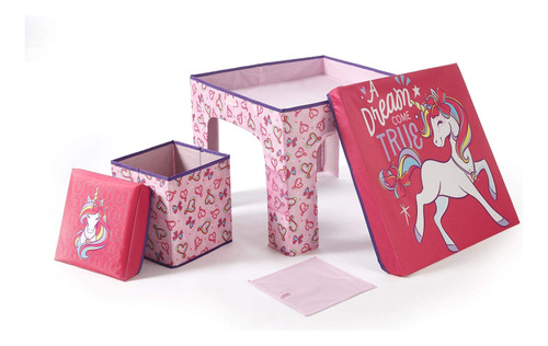 Idea Nuova Jojo Siwa Unicorn Juego De Mesa Y Silla Plegable 